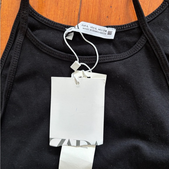 ZARA // black body suit - Picture 2 of 3